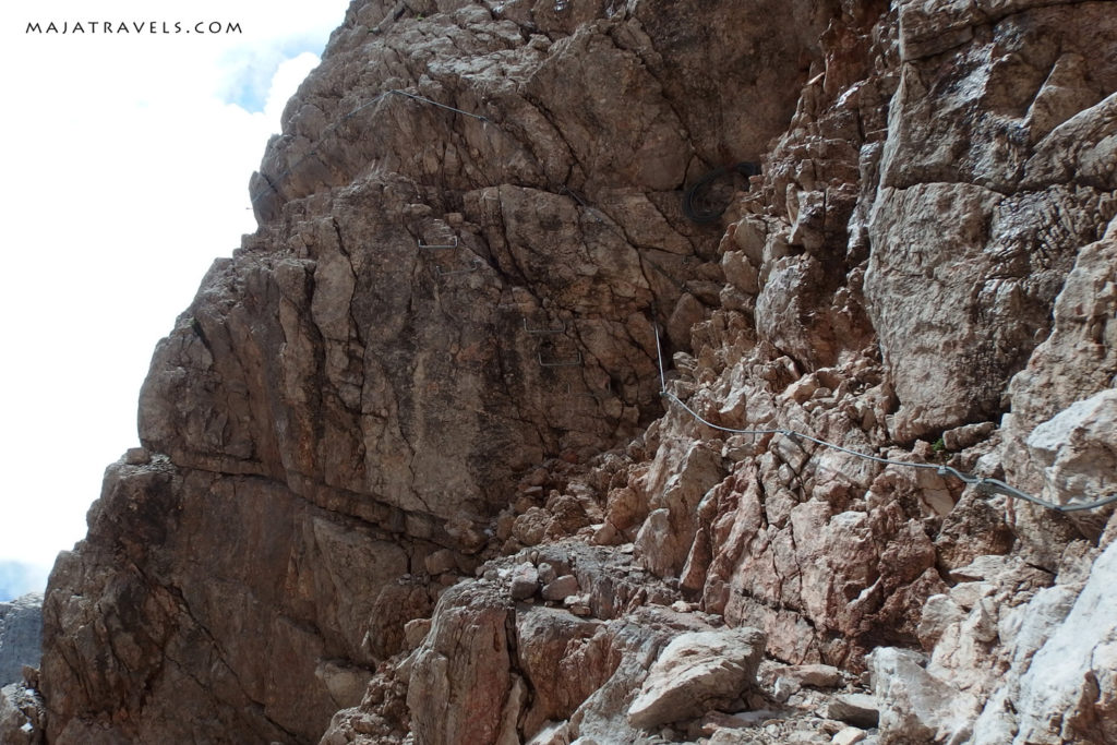 bocchette alte via ferrata brenta dolomites