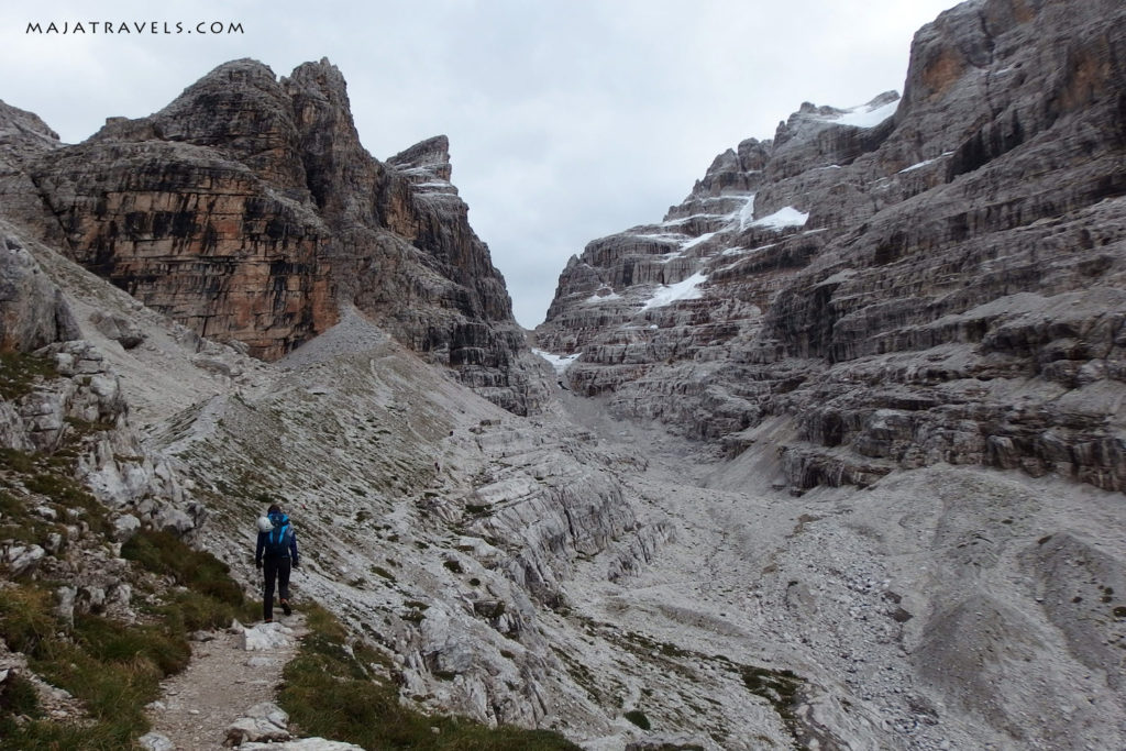 brenta dolomites tuckett pass