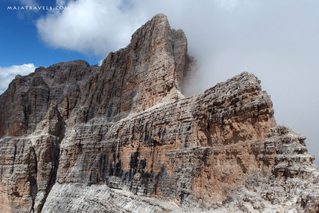 bocchette alte via ferrata in brenta dolomites