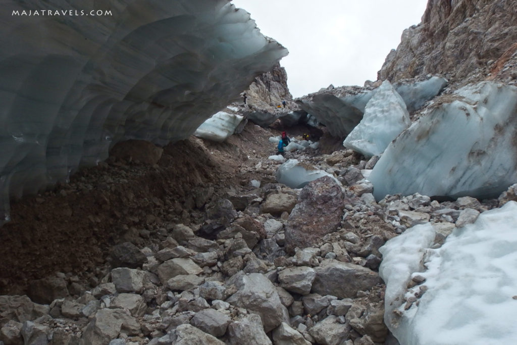 brenta dolomites glacier tuckett