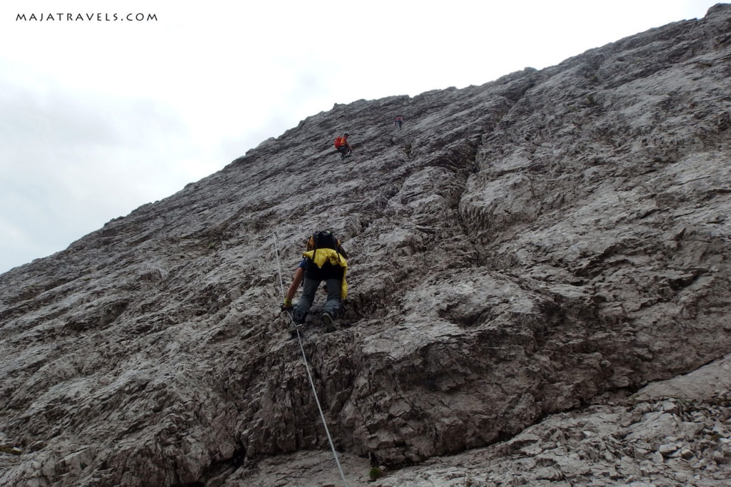 madonnen via ferrata, dolomity lienzkie