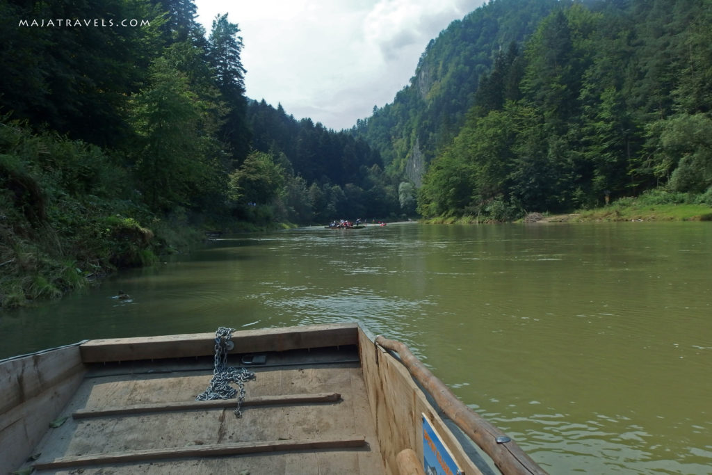 boat on dunajec river