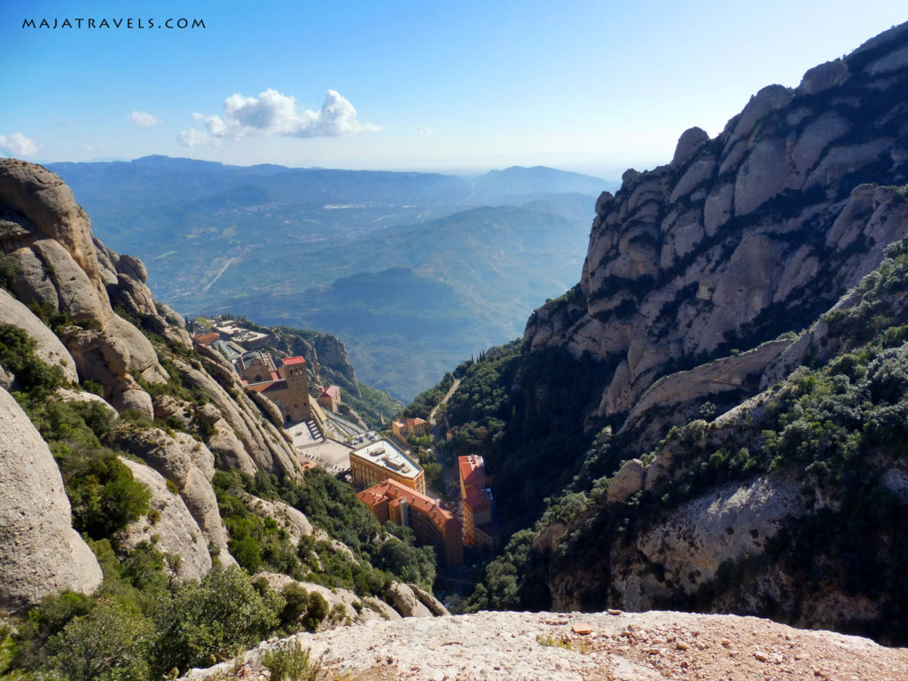 view of monastery in montserrat