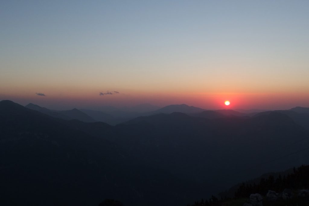 rax alps sunset