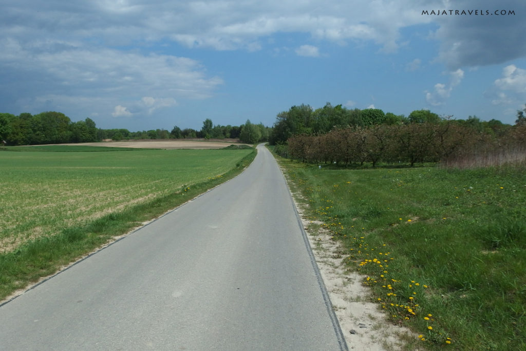 by bicycle from kazimierz dolny to dęblin