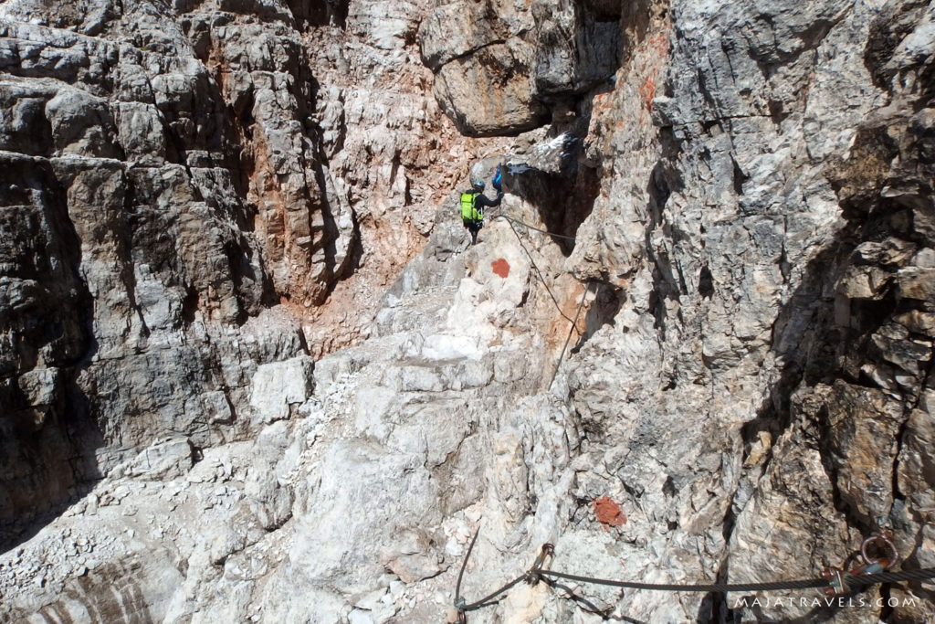 via ferrata bocchette alte