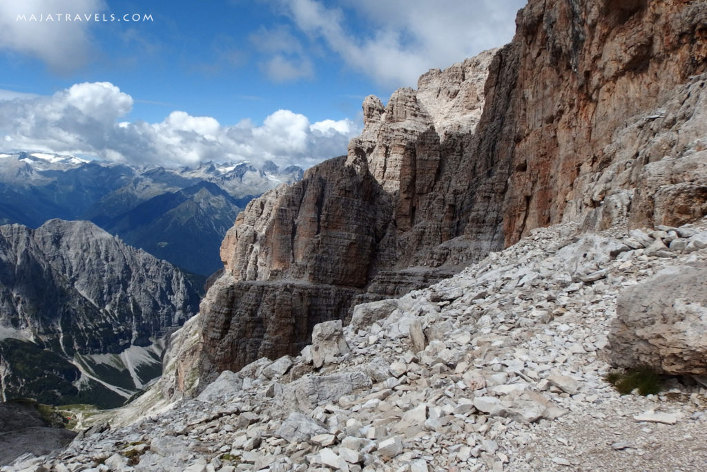 via ferrata bocchette alte