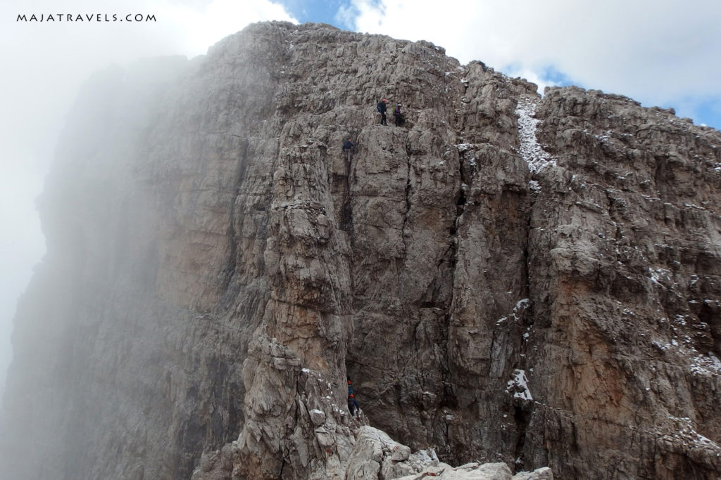 via ferrata bocchette alte