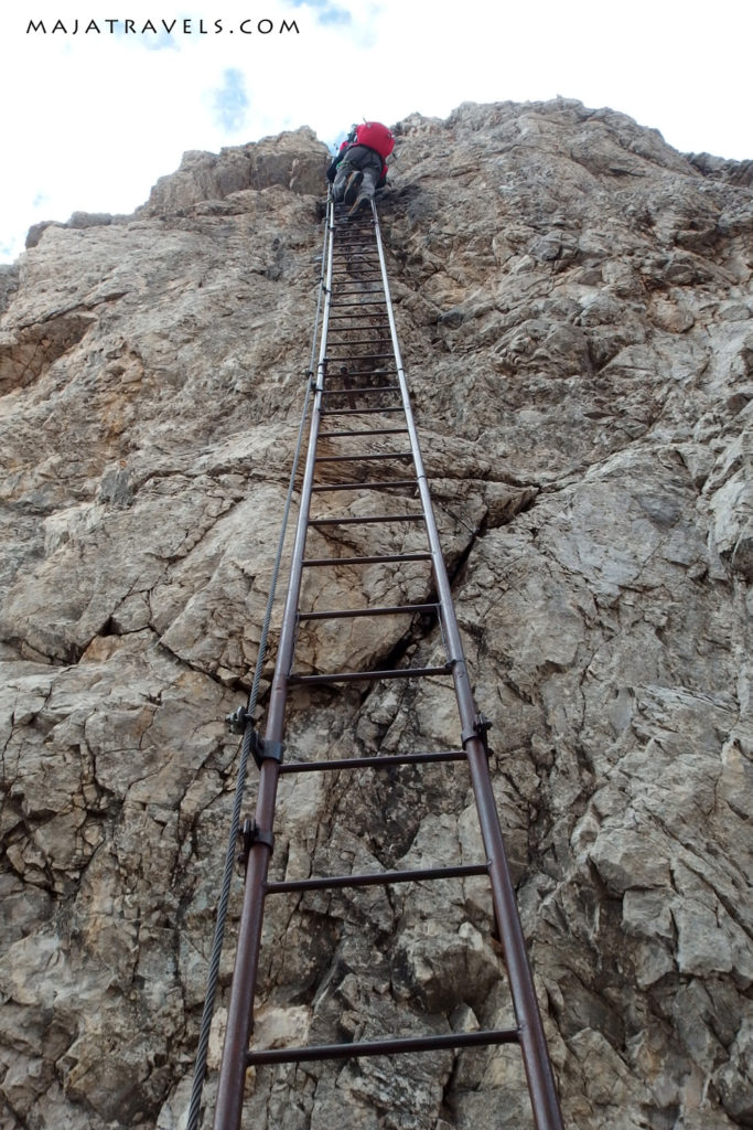 via ferrata bocchette alte