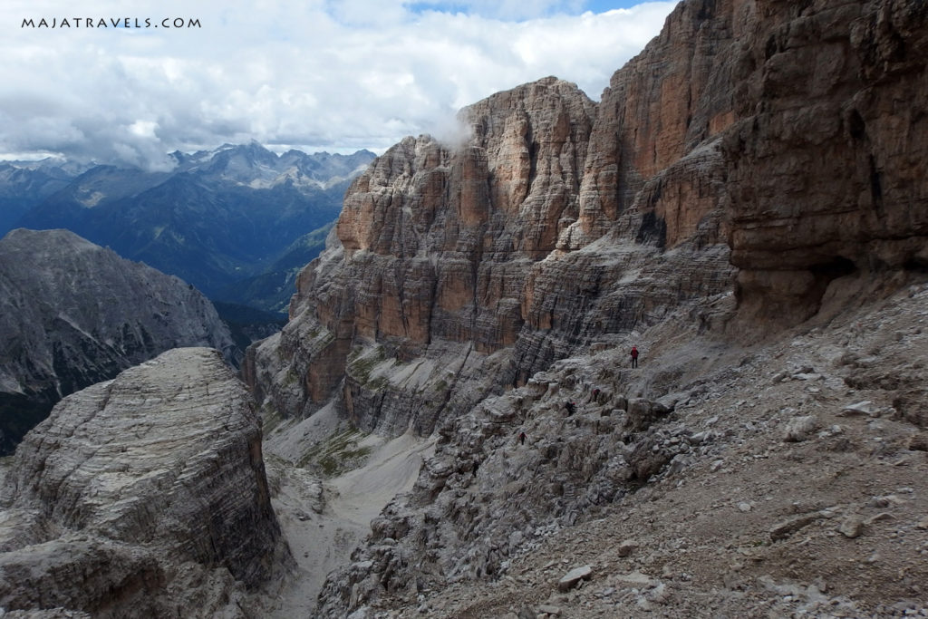 via ferrata bocchette alte