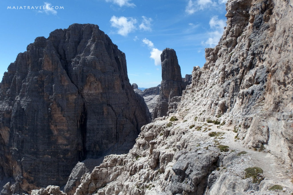 via ferrata bocchette centrali