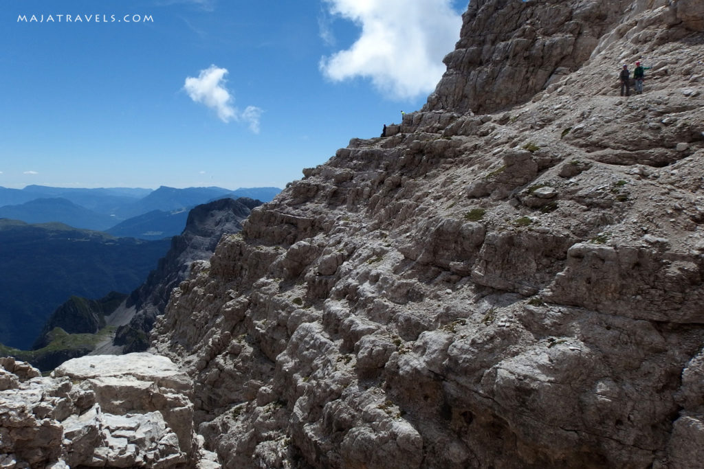 via ferrata bocchette centrali