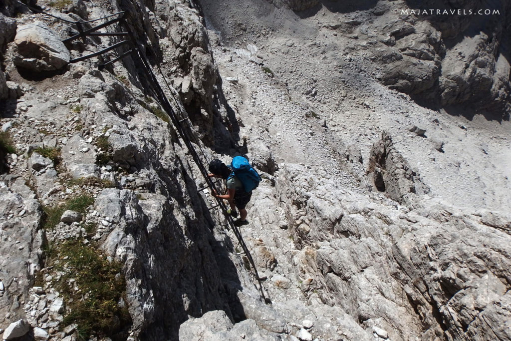 via ferrata bocchette centrali