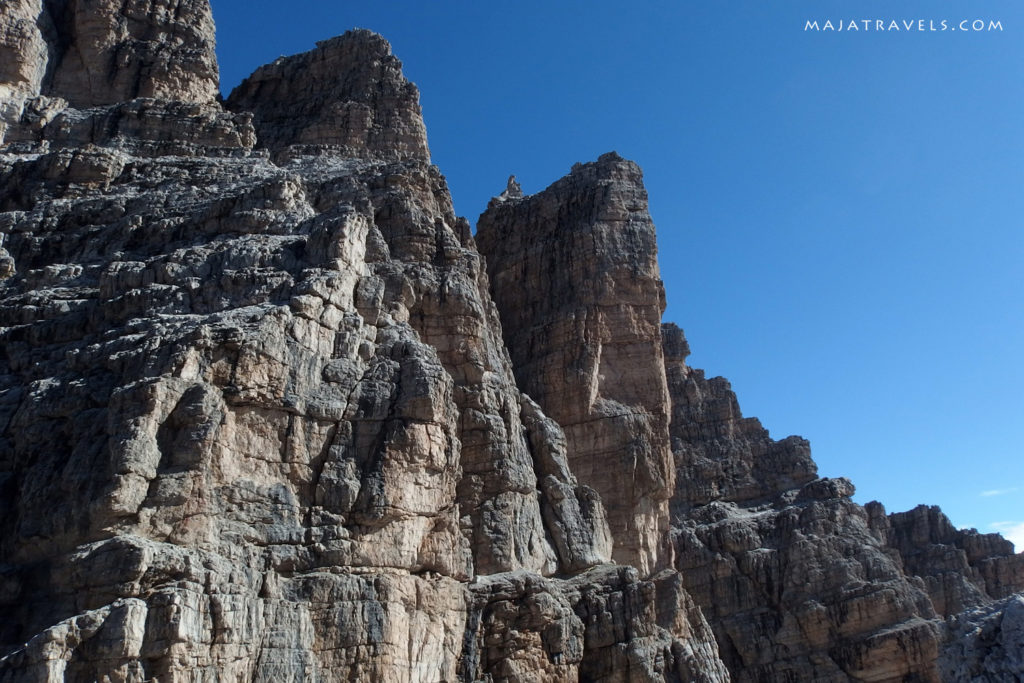 via ferrata bocchette alte