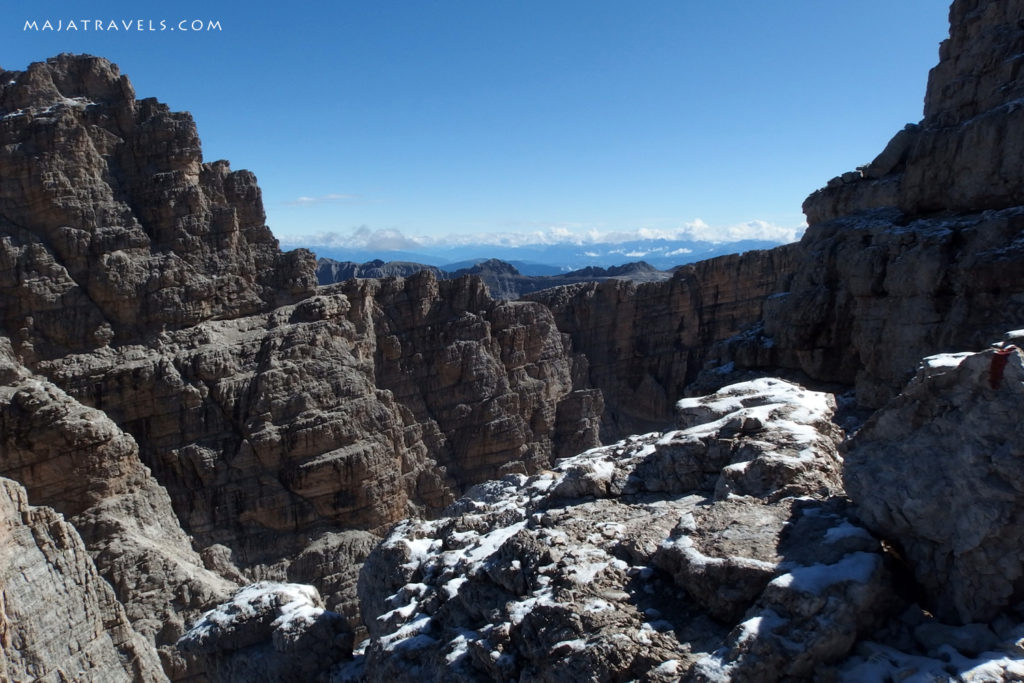 via ferrata bocchette alte