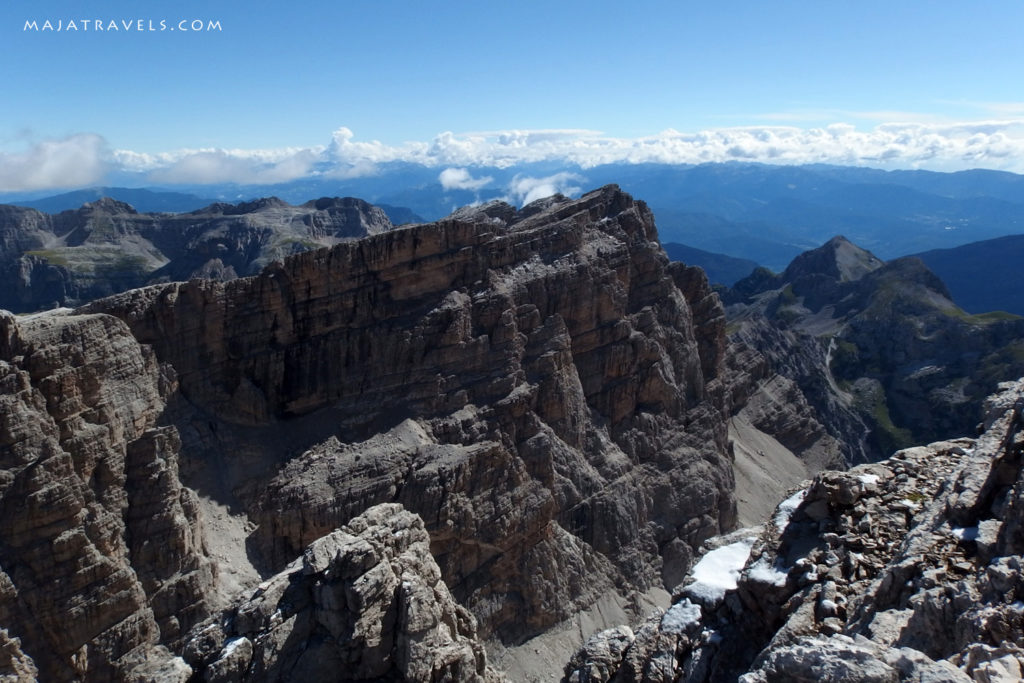 via ferrata bocchette alte