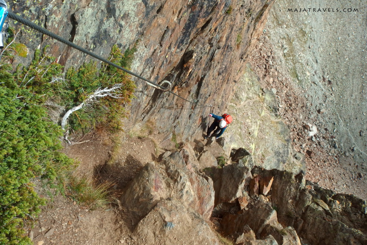 Jägihorn - via ferrata with the coolest bridge - Maja Travels