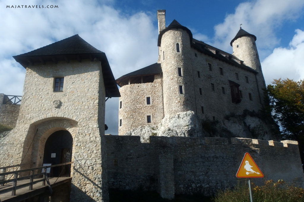 rock climbing in poland, jura, bobolice castle