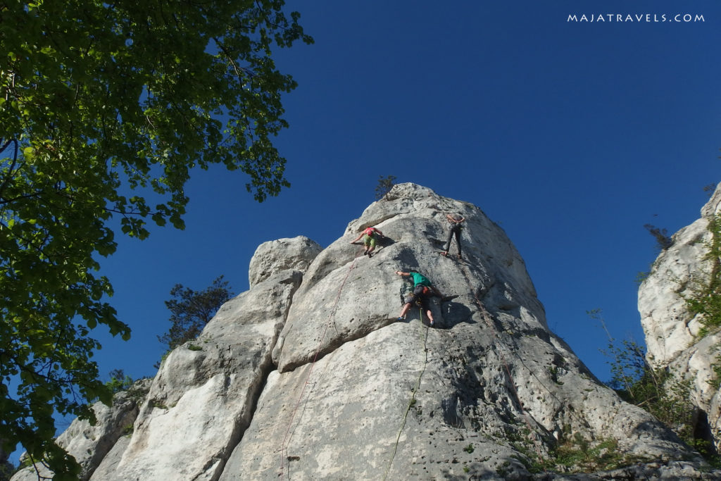 rock climbing in poland, góra zborów