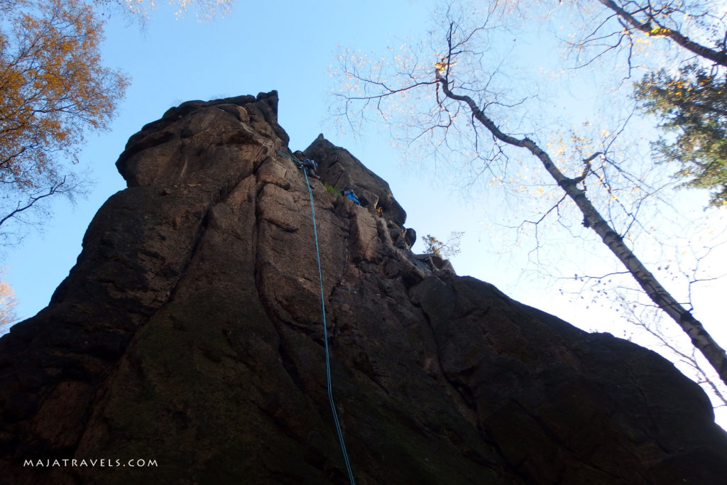 rock climbing in poland, sokoliki