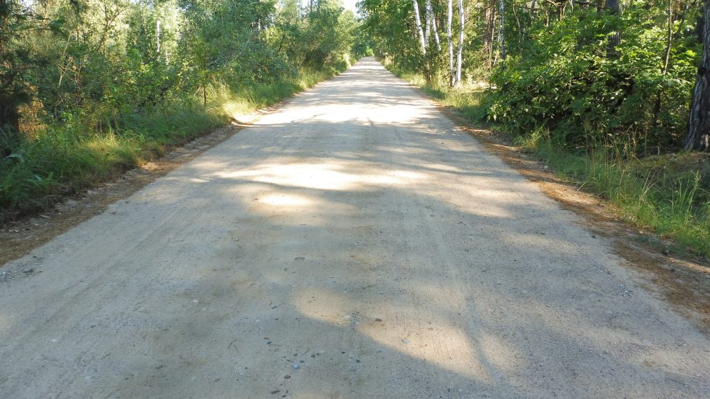 szutrowa droga z tarką, franopol