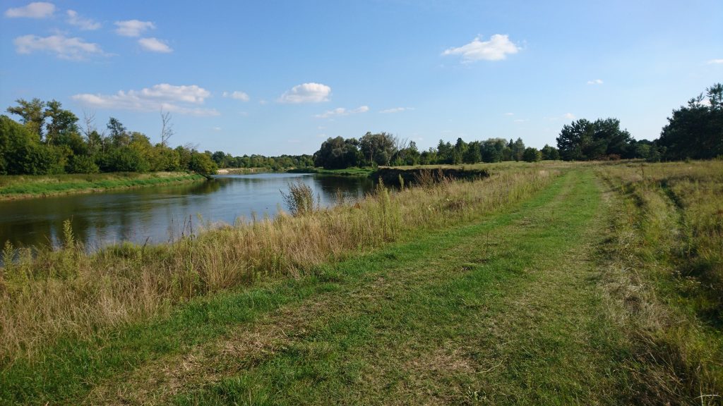 ścieżka wzdłuż rzeki bug, nadbużański szlak rowerowy