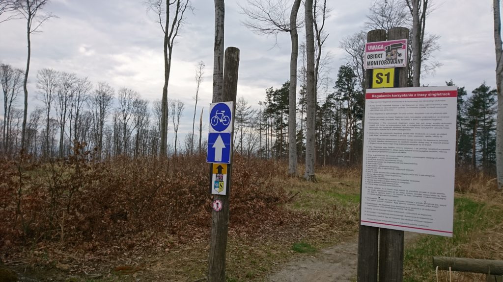 strzelin hills, singletracks