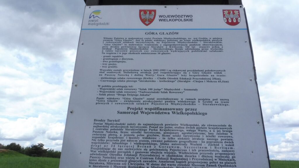 góra głazów, information table