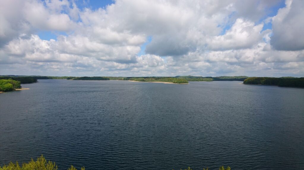 view on lake ińsko