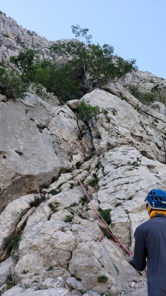 Bračni smjer, paklenica, climbing