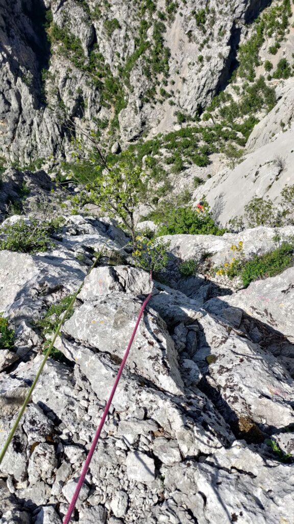 Bračni smjer, paklenica, climbing