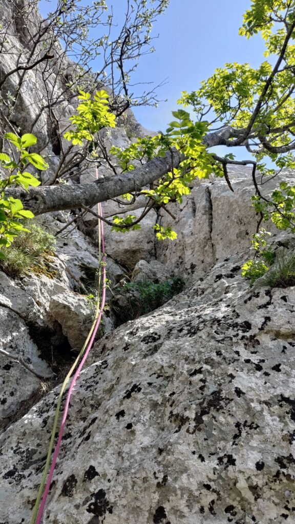 Bračni smjer, paklenica, climbing