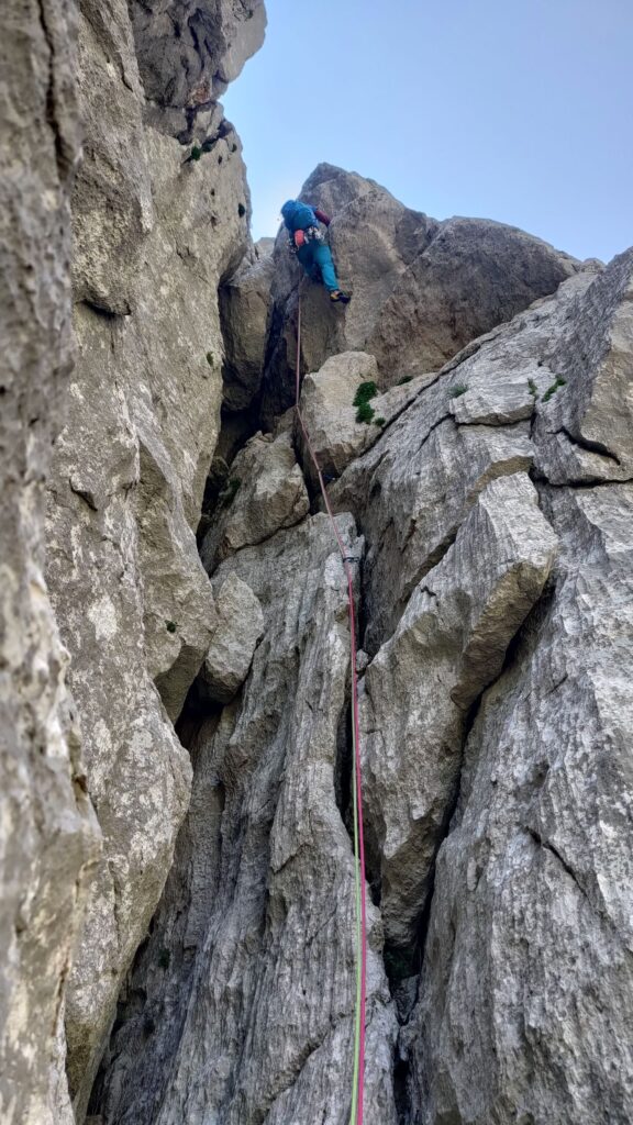 centralni kamin, paklenica, climbing