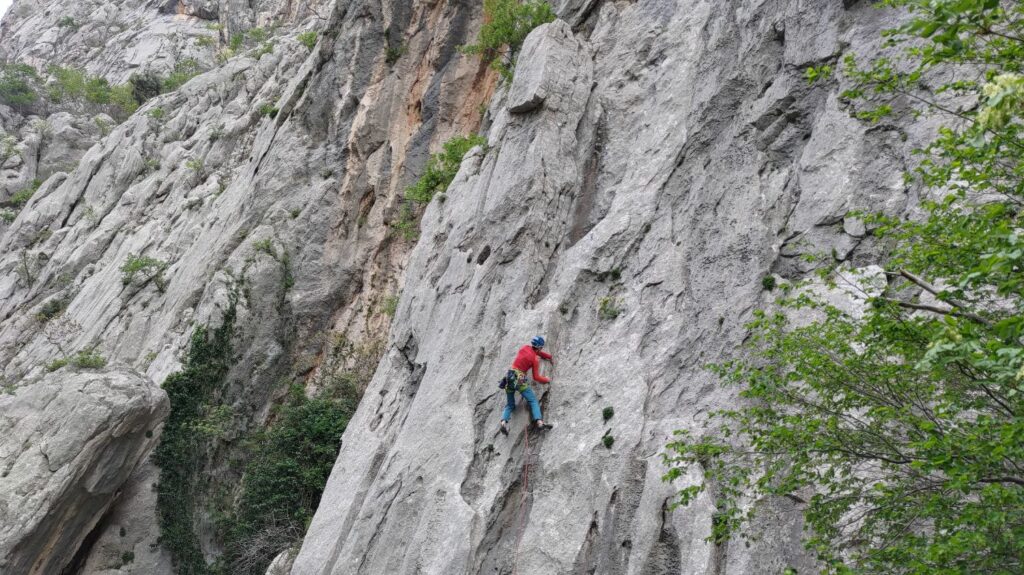 paklenica, sport climbing