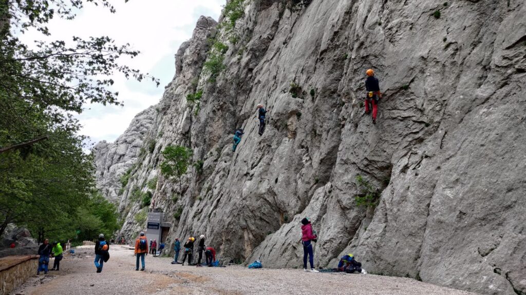 paklenica, sport climbing