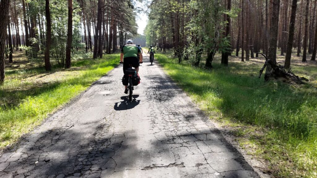 z gubina do zielonej góry na rowerze