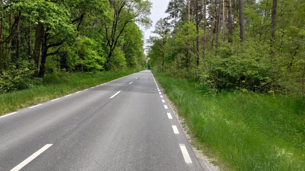 z gubina do zielonej góry na rowerze