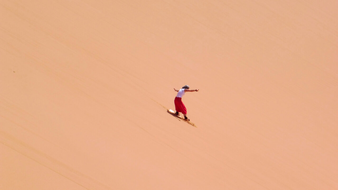 sandborading w merzouga