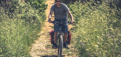 electric bike on the trail