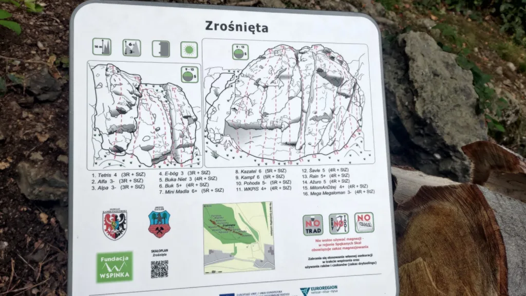 Spękane Skały, skała Zrośnięta