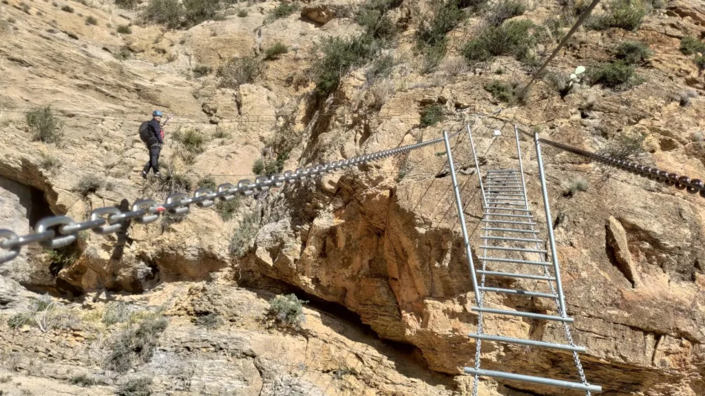 Hängebrücke am Klettersteig Callosa de Segura
