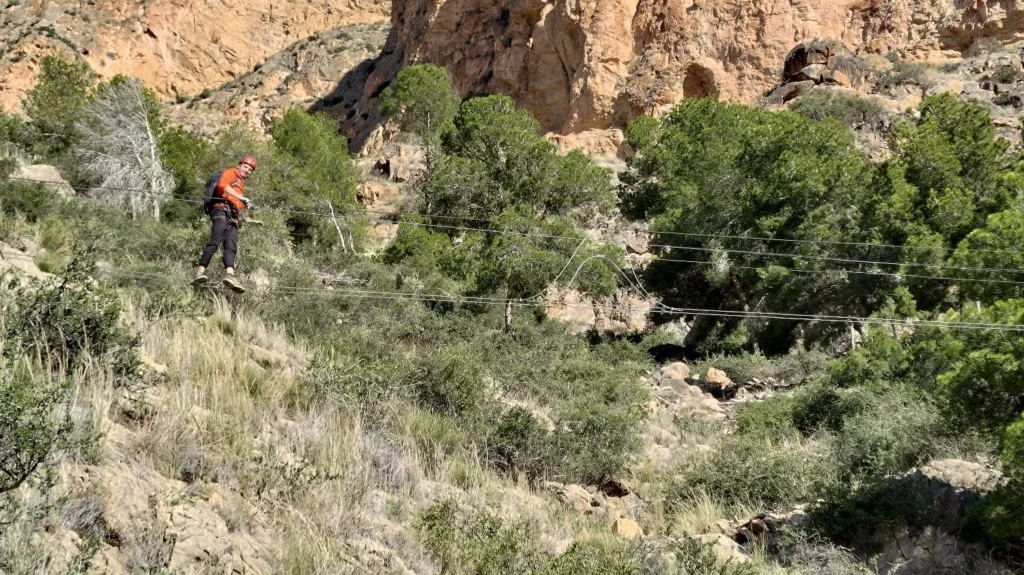 Klettersteig Redován K2 – Hängebrücke