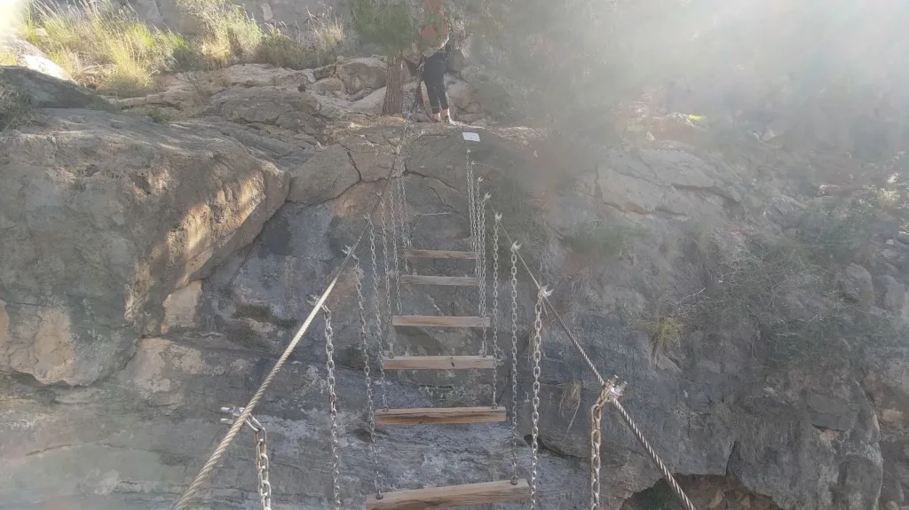 Klettersteig Redován K2 – Hängebrücke