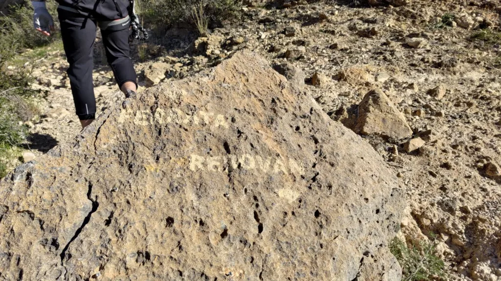 Klettersteig Redován – Wegweiser