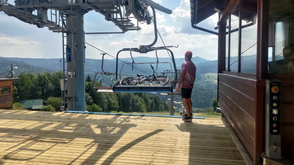 Lift in Bike Park Nowa Osada