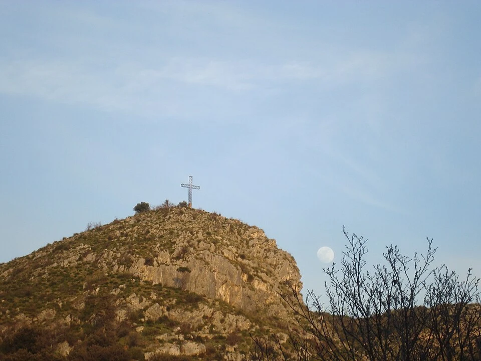 View of Monte Catillo near Tivoli, Lazio
