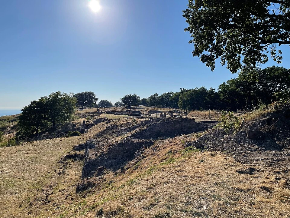 Ancient Tusculum ruins on Monte Tuscolo near Rome